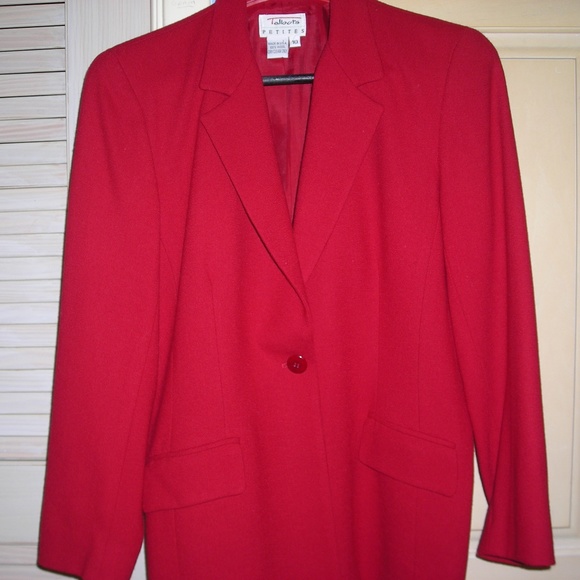 Talbot petite Jackets & Blazers - Talbot Red Wool Blazer